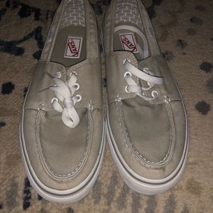 Grey boat vans size 9.5 mens/ 11 women’s